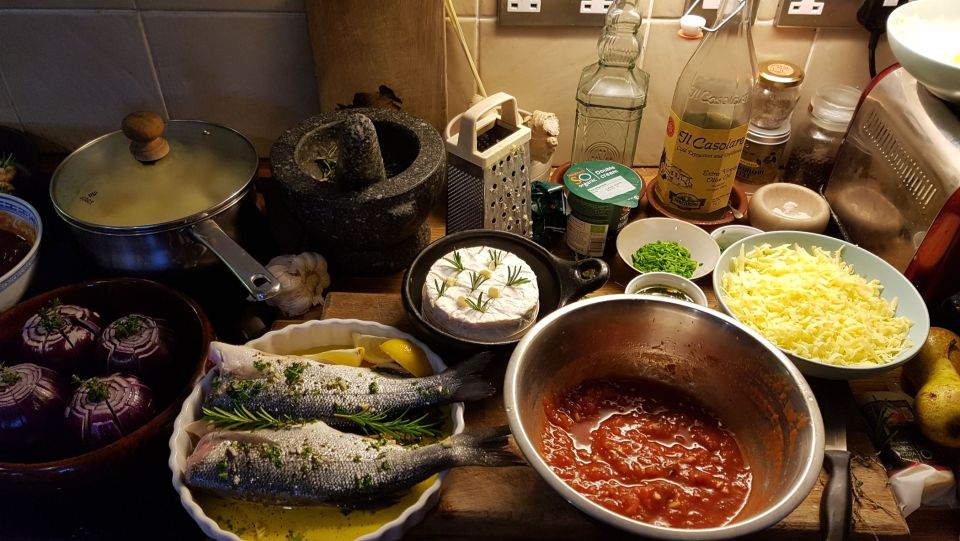 Ingredients for the Wood Fired Pizza course