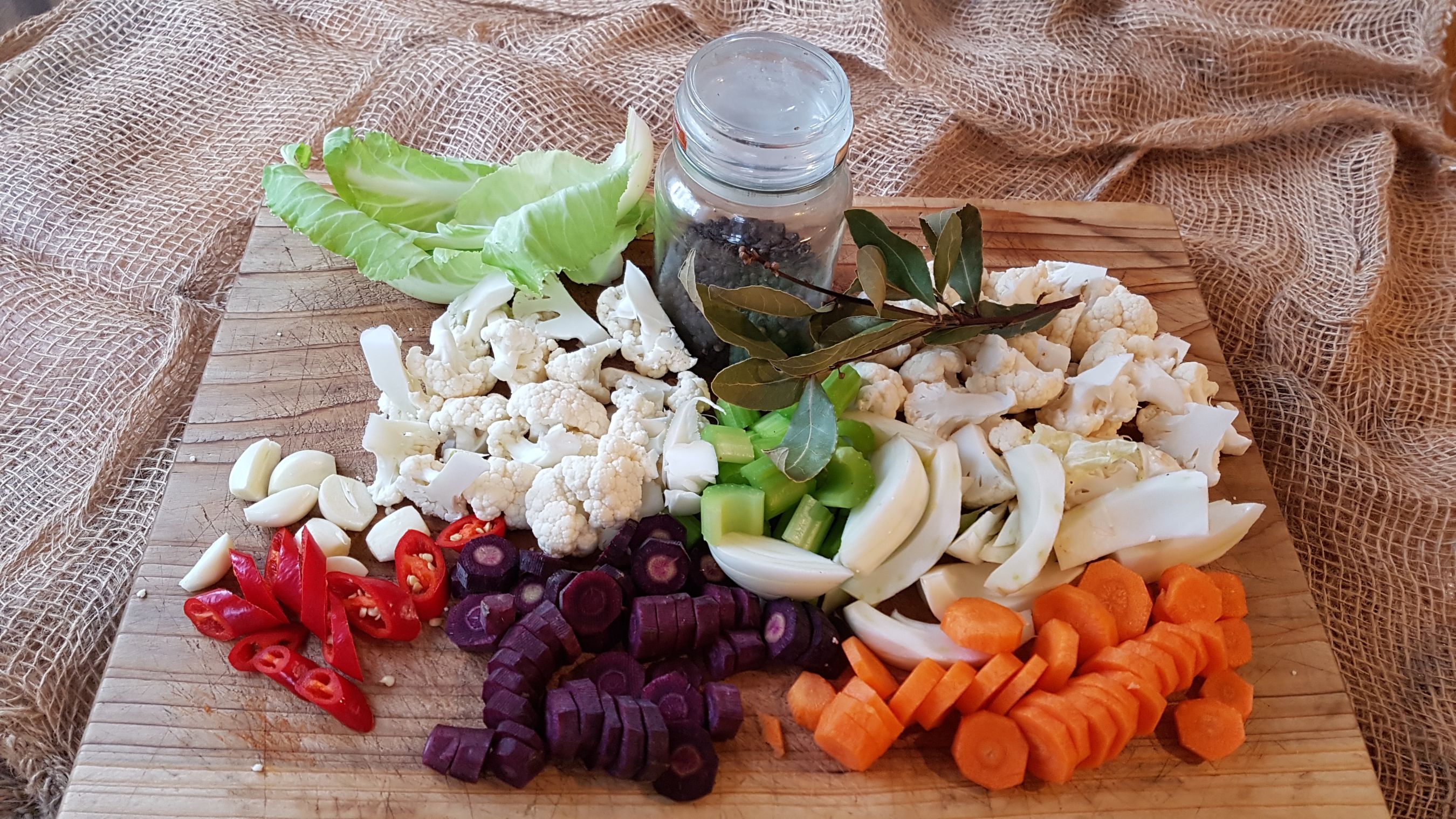 Veg for pickling